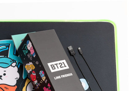 BT21 LED XXL Mauspad 90 x 40 cm