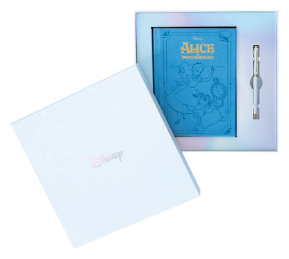 Alice im Wunderland Premium Notizbuch mit Stift Set A5