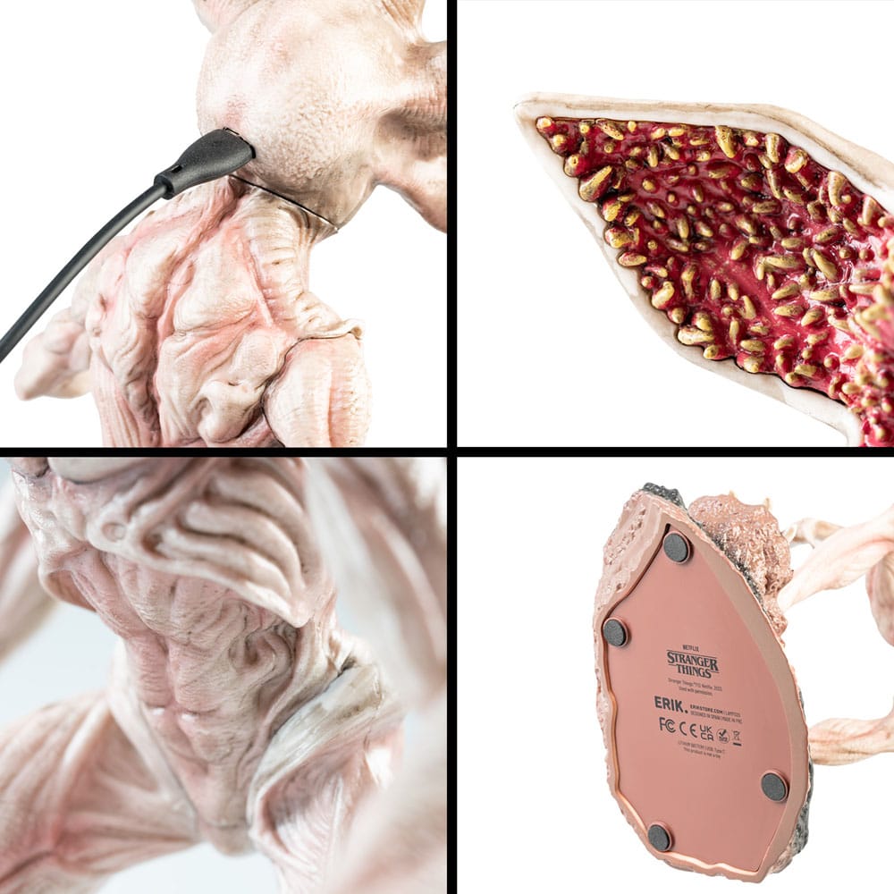 Stranger Things Lampe mit USB-C Demogorgon