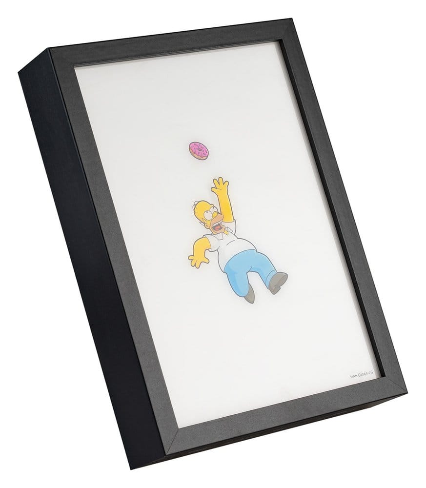 Die Simpsons Gerahmtes LED-Poster 20 x 28 cm
