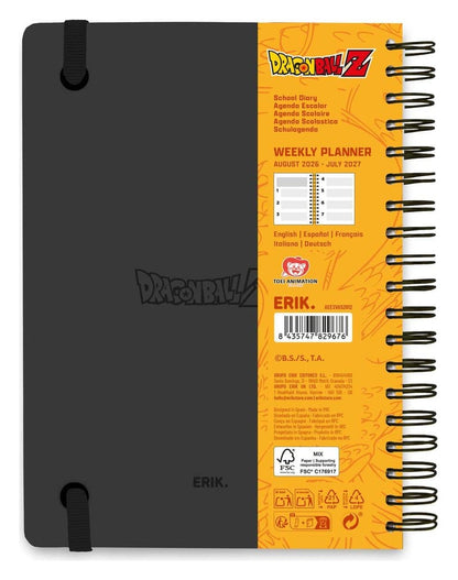 Dragon Ball Terminkalender Wochenplaner 2026/2027 A5