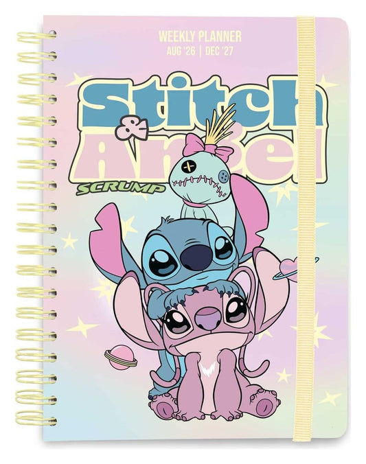 Disney Terminkalender Wochenplaner  2026/2027 Stitch and Angel A5