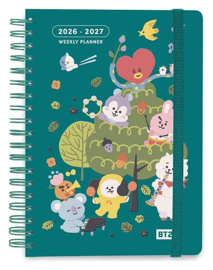 BT21 Terminkalender Wochenplaner 2026/2027 A5