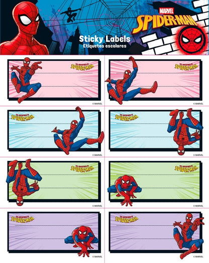 Spider-Man Selbstklebende Etiketten
