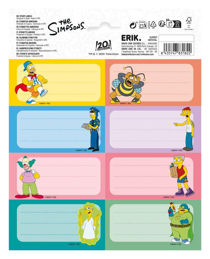 Die Simpsons Selbstklebende Etiketten (10)