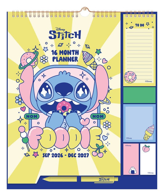 Disney Stitch Wand-Planer 2026/27 30 x 34 cm