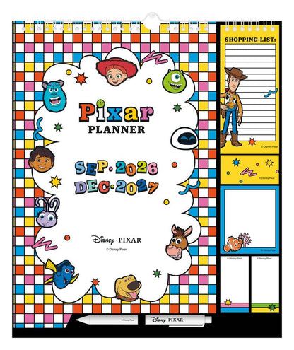 Disney Pixar Wand-Planer 2026/27 30 x 34 cm