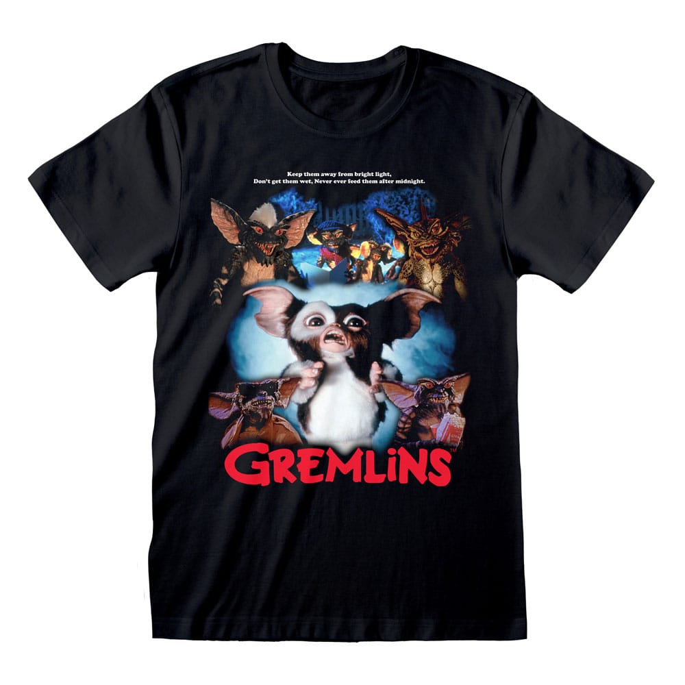 Gremlins T-Shirt Retro Poster Style  Größe L
