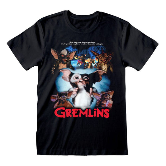 Gremlins T-Shirt Retro Poster Style  Größe L