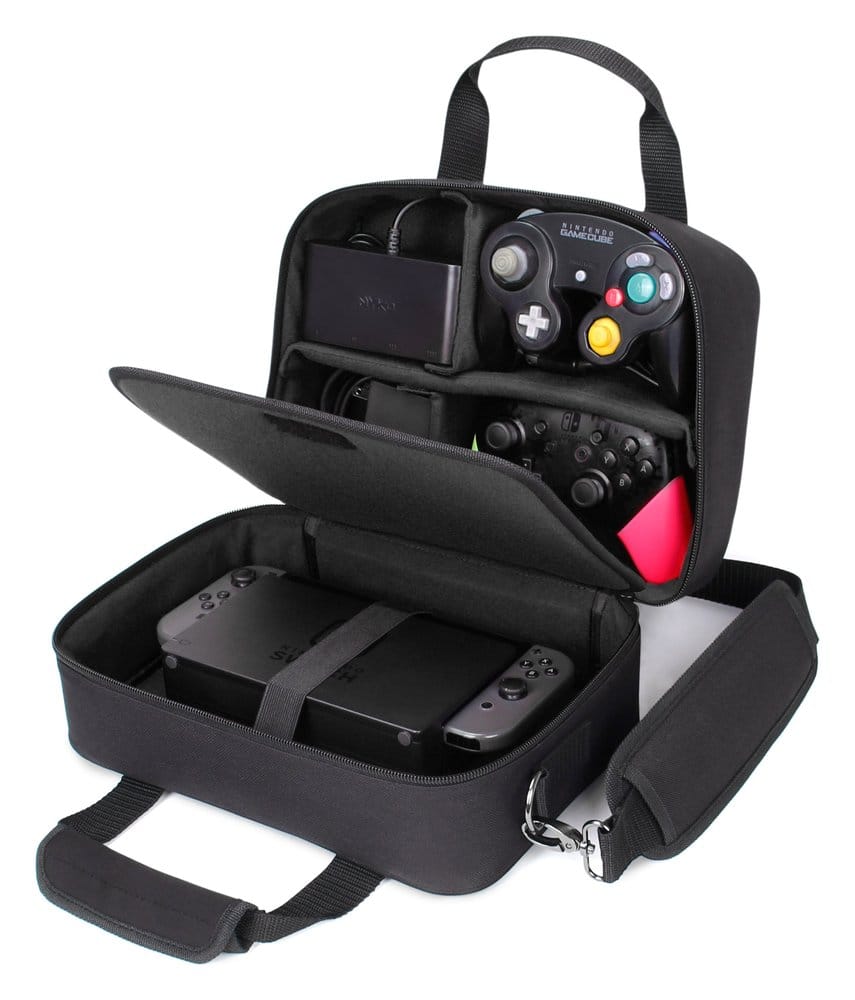 Enhance USA Gear S14 Console Gaming Nintendo Switch Tasche Schwarz