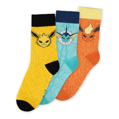 Pokémon Socken 3er-Pack Evoli Evolution 35-38