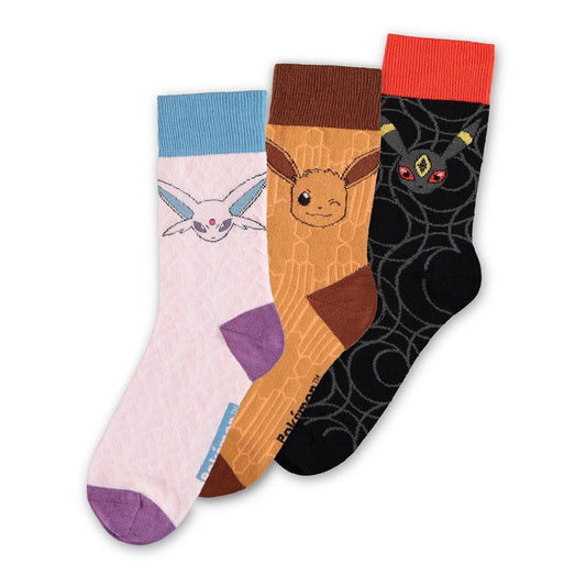 Pokémon Socken 3er-Pack Evoli Evolution 2.0 35-38