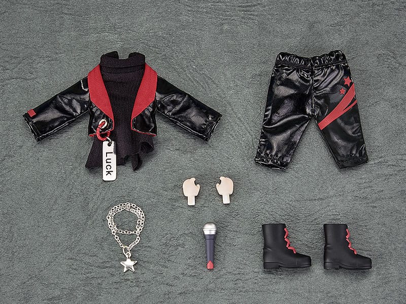 Original Character Zubehör-Set für Nendoroid Doll Actionfiguren Outfit Set: Idol Outfit - Boy (Deep Red)