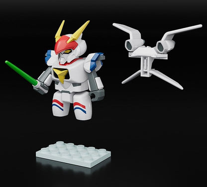 Metal Armor Dragonar Brickroid Actionfigur Dragonar-1 (Opening Ver.) & Carrier Set 5 cm