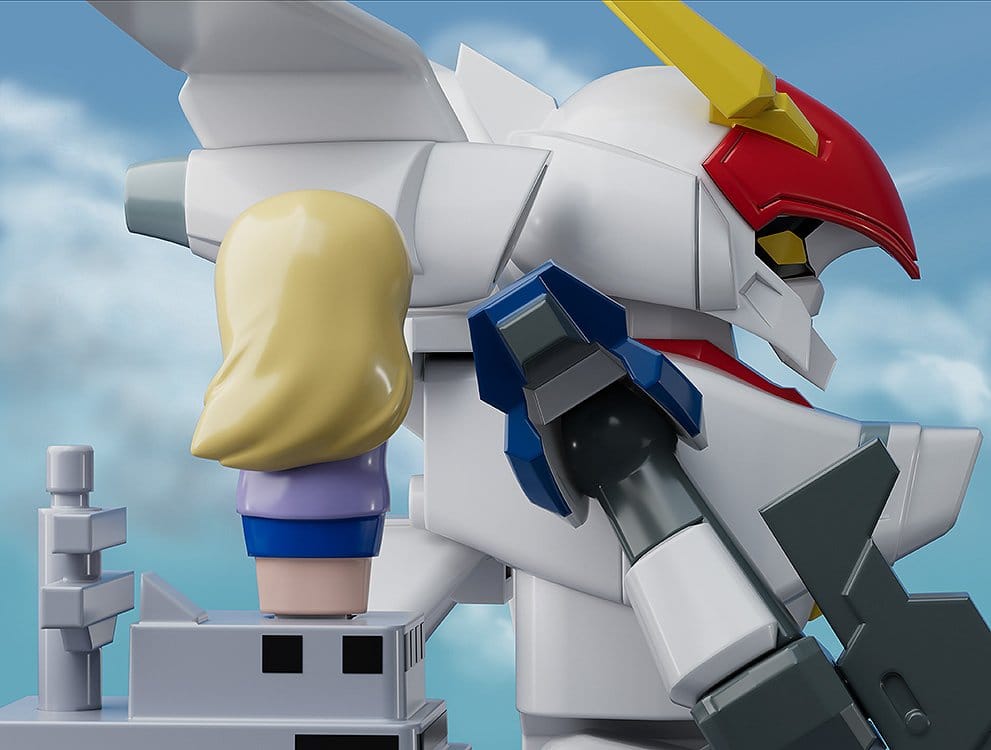 Metal Armor Dragonar Brickroid Actionfigur Dragonar-1 (Opening Ver.) & Carrier Set 5 cm
