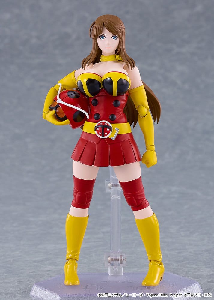 Tojima Wants to Be a Kamen Rider Figma Actionfigur Yuriko Okada (Electro-Wave Human Tackle Ver.) 14 cm
