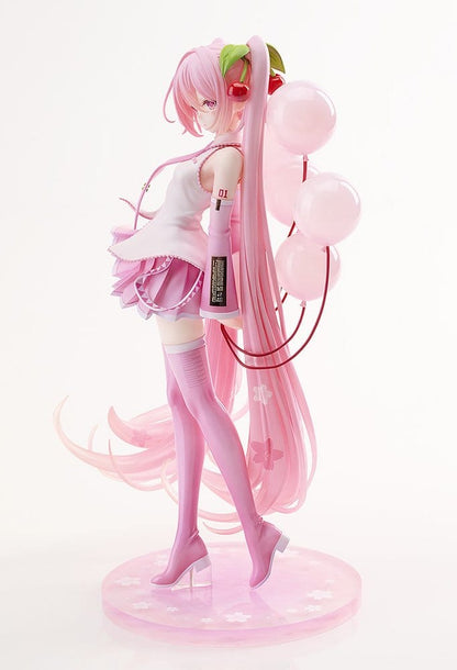 Character Vocal Series 01: Hatsune Miku G.S. Collection [SC] PVC Figur 1/7 Sakura Miku: GSC Illustration Contest Ver. 26 cm