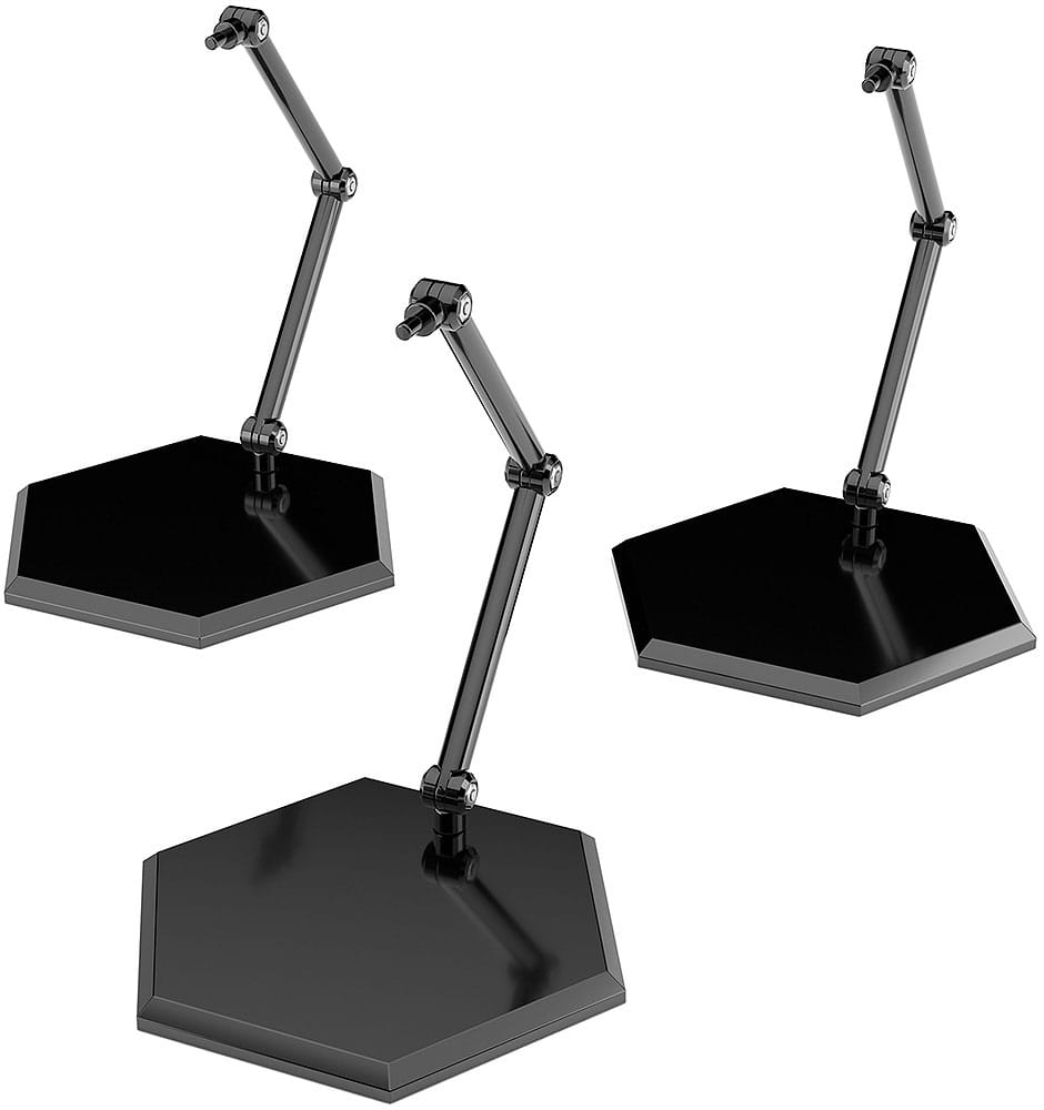 The Simple Stand Mini Nendoroid More Figurenständer Black Hex Type 3er-Pack