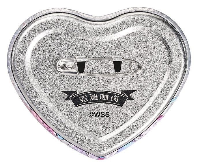 Needy Streamer Overload Needy Streamer Chinese Restaurant Series Heart-Shaped Ansteckbutton OMGkawaiiAngel 7 x 6 cm
