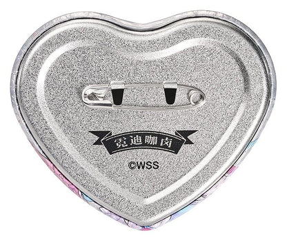 Needy Streamer Overload Needy Streamer Chinese Restaurant Series Heart-Shaped Ansteckbutton OMGkawaiiAngel 7 x 6 cm