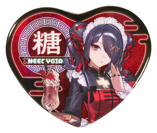 Needy Streamer Overload Needy Streamer Chinese Restaurant Series Heart-Shaped Ansteckbutton Ame