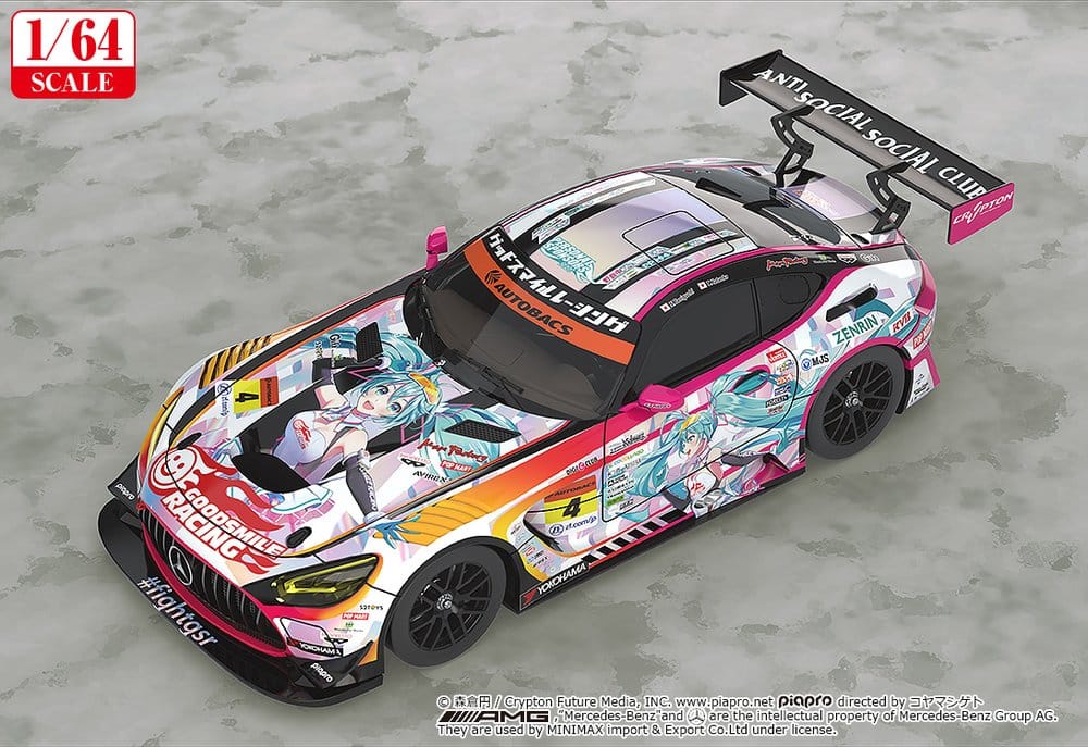 Hatsune Miku GT Project Fahrzeug 1/64 Hatsune Miku AMG 2021 SUPER GT Round 5 Ver. 7 cm
