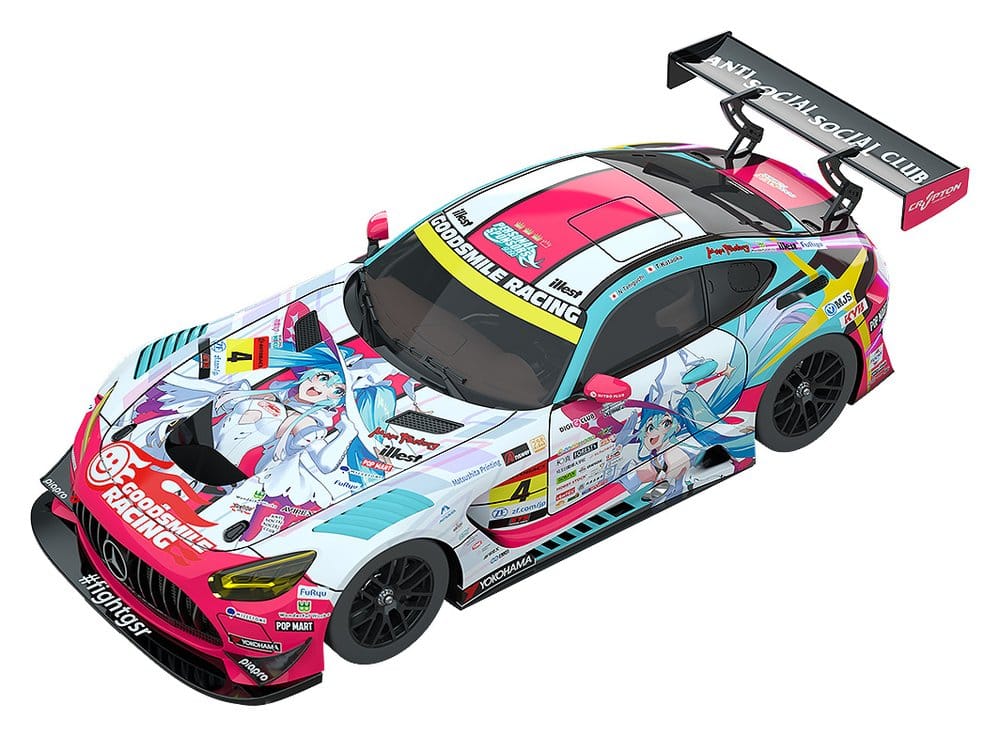 Hatsune Miku GT Project Fahrzeug 1/64 AMG 2024 Season Opening Ver. 7 cm