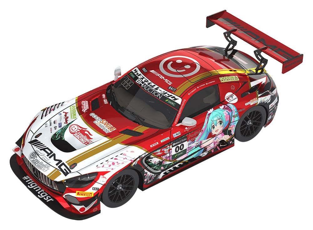 Hatsune Miku GT Project Fahrzeug 1/64 Mercedes-AMG Team Good Smile 2019 Suzuka 10 Hours Ver. 7 cm