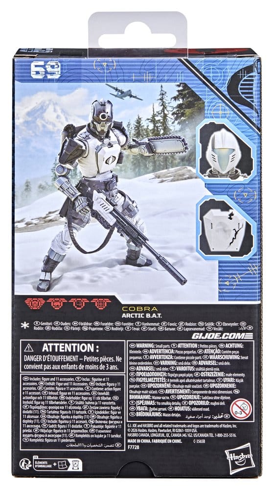GI Joe Classified Series Actionfigur Arctic B.A.T. 15 cm