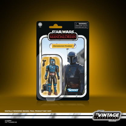 Star Wars: The Mandalorian Vintage Collection Moff Gideon's Imperial Light Cruiser Hallway mit Mandalorian Privateer Actionfigur 10 cm