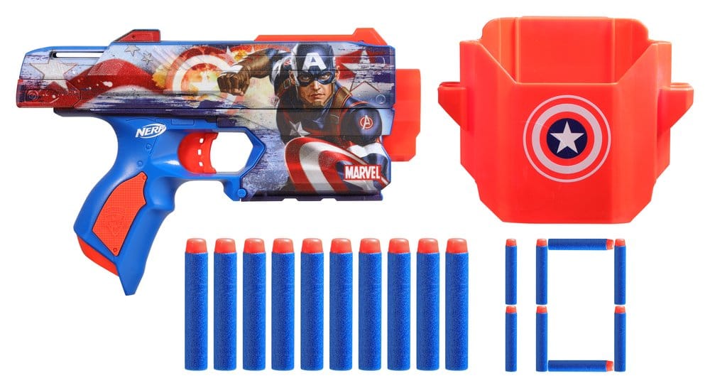 Marvel NERF Dart-Blaster Captain America