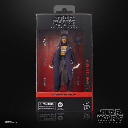 Star Wars: The Acolyte Black Series Actionfigur Mae (Assassin) 15 cm