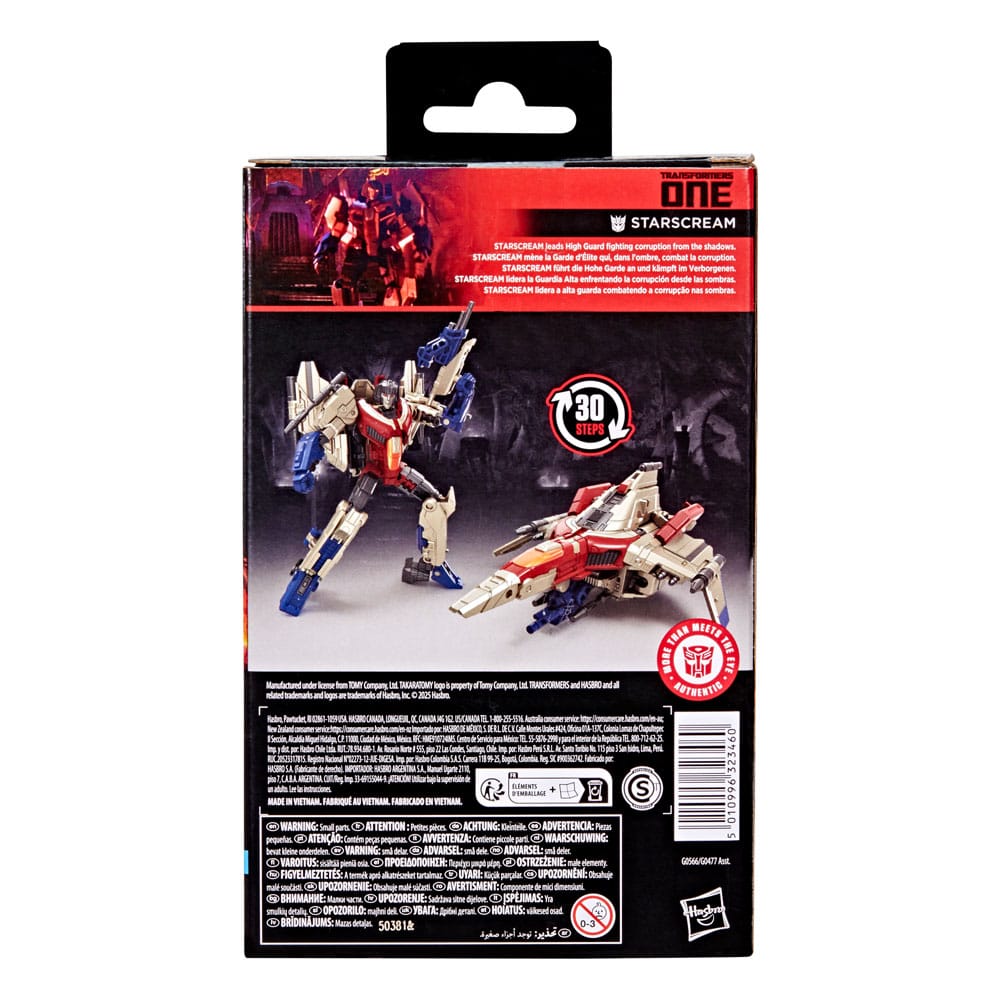 Transformers One Studio Series Deluxe Class Actionfigur Starscream 11 cm