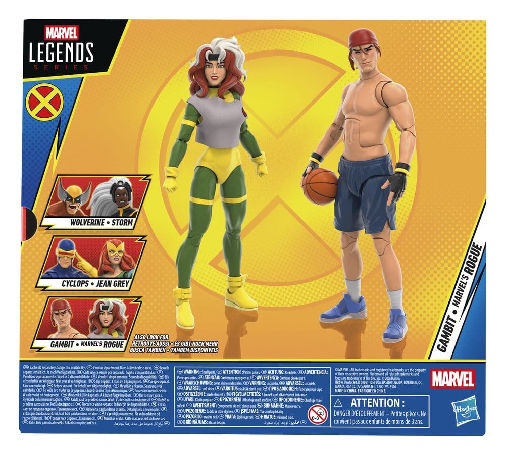 X-Men '97 Marvel Legends Actionfiguren 2er-Pack Gambit & Marvel's Rogue 15 cm