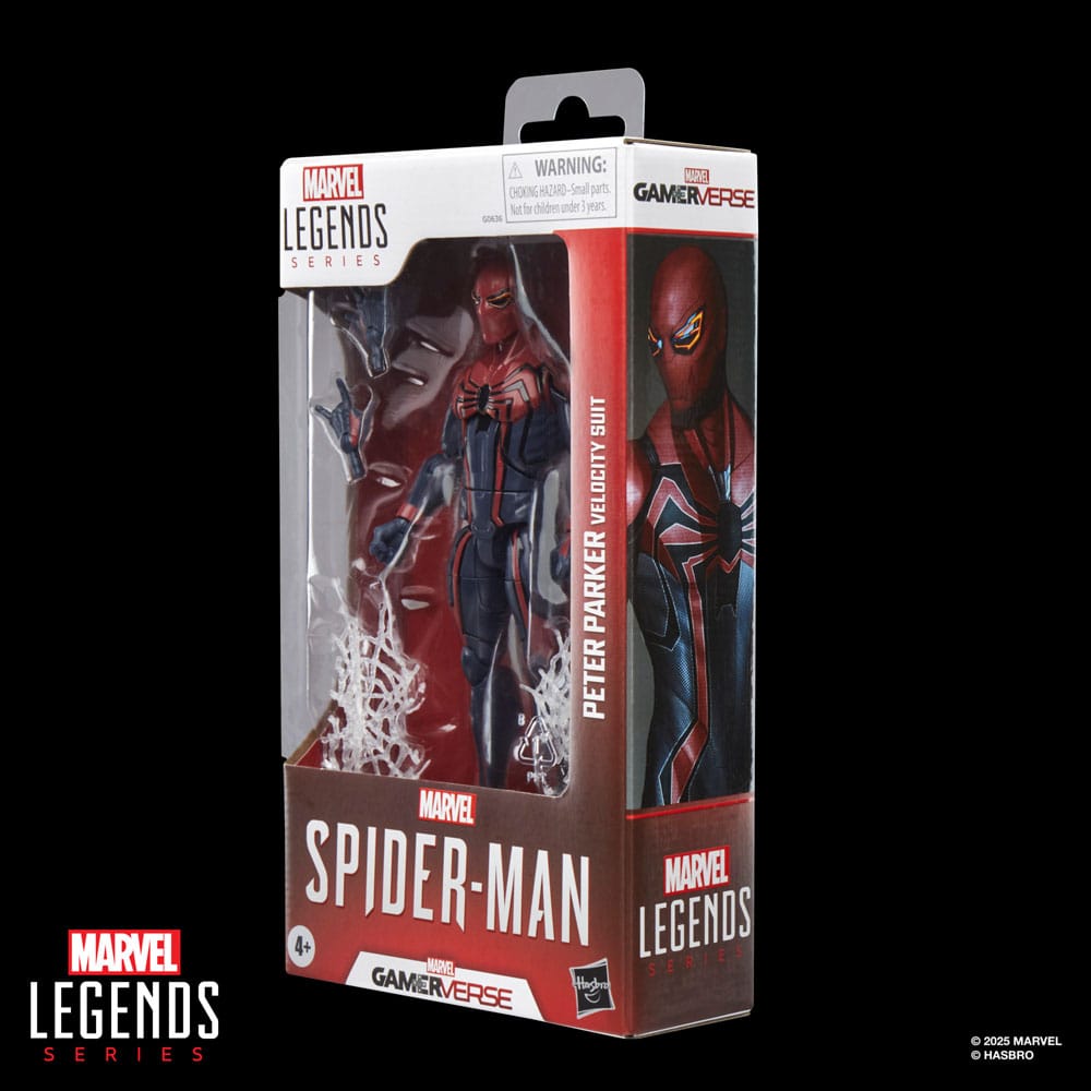 Spider-Man Marvel Legends Gamerverse Actionfigur Peter Parker Velocity Suit 15 cm