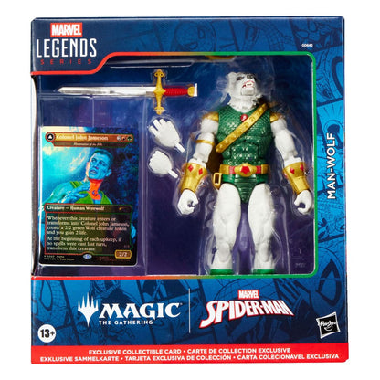 Marvel Legends Magic: The Gathering Actionfigur Man-Wolf (plus exklusive Foil-Karte) 15 cm