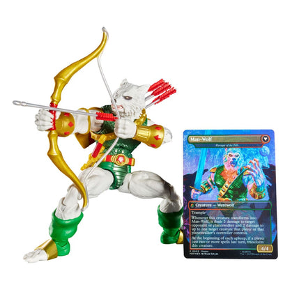 Marvel Legends Magic: The Gathering Actionfigur Man-Wolf (plus exklusive Foil-Karte) 15 cm