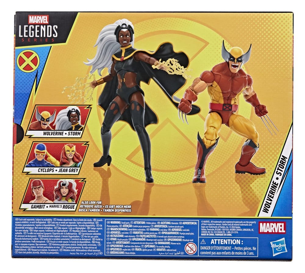 Marvel Legends Actionfiguren 2er-Pack Storm & Wolverine 15 cm