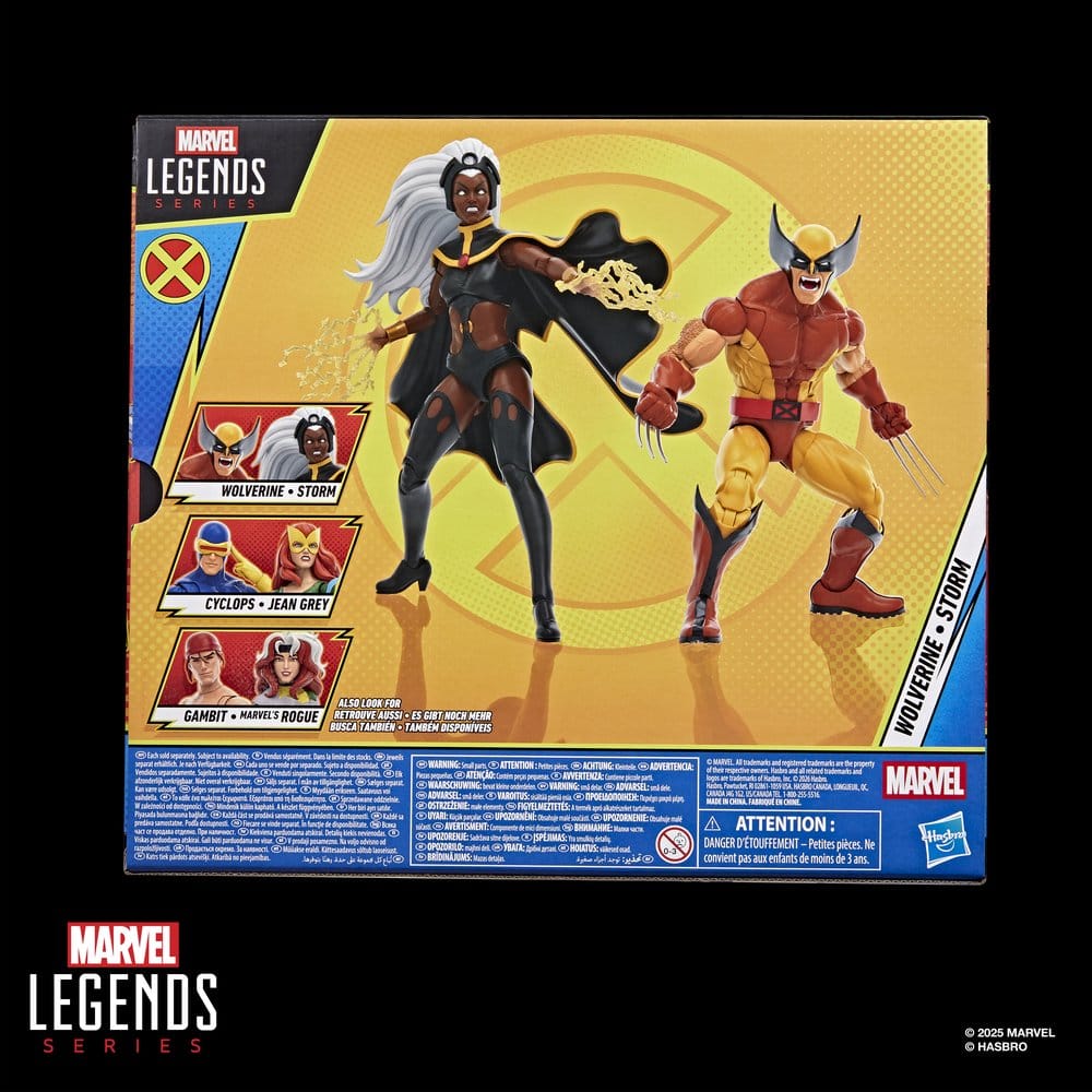 Marvel Legends Actionfiguren 2er-Pack Storm & Wolverine 15 cm