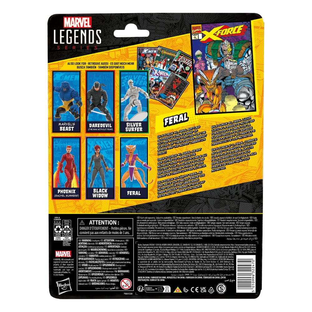 X-Force Marvel Legends Actionfigur Feral 15 cm
