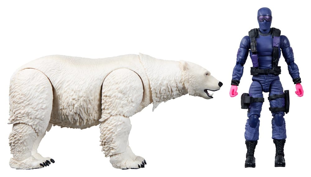 GI Joe Classified Series Actionfigur Snake Eyes with Polar Bear 15 cm