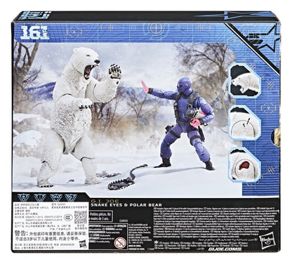 GI Joe Classified Series Actionfigur Snake Eyes with Polar Bear 15 cm