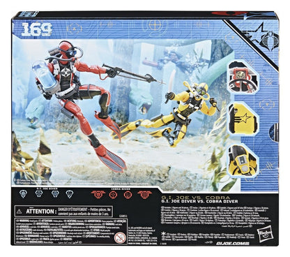 G.I. Joe Classified Series Actionfiguren 2er-Pack #169 G.I. Joe Diver vs. Cobra Diver 15 cm