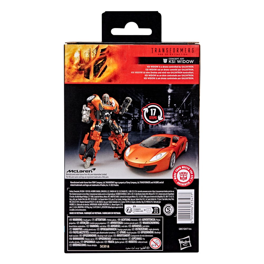 Transformers: Ära des Untergangs Studio Series Leader Class Actionfigur Concept Art KSI Widow 11 cm