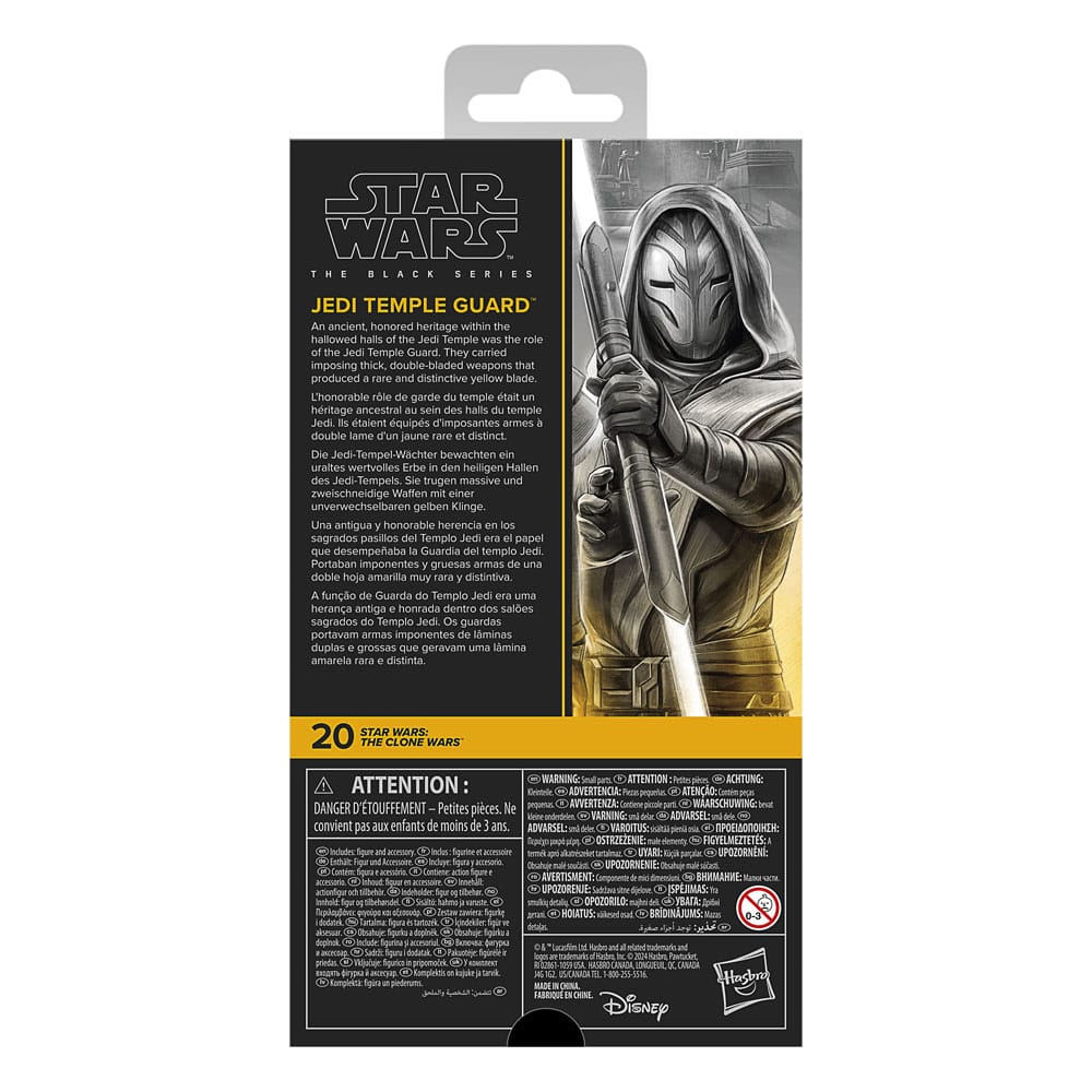 Star Wars: The Clone Wars Black Series Actionfigur Jedi Temple Guard 15 cm
