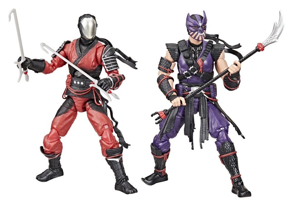 G.I. Joe Classified Series Actionfiguren 2er-Pack #160 Cobra Ninjas Slice & Dice 15 cm
