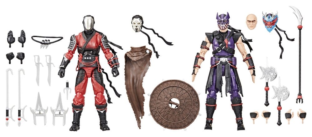 G.I. Joe Classified Series Actionfiguren 2er-Pack #160 Cobra Ninjas Slice & Dice 15 cm