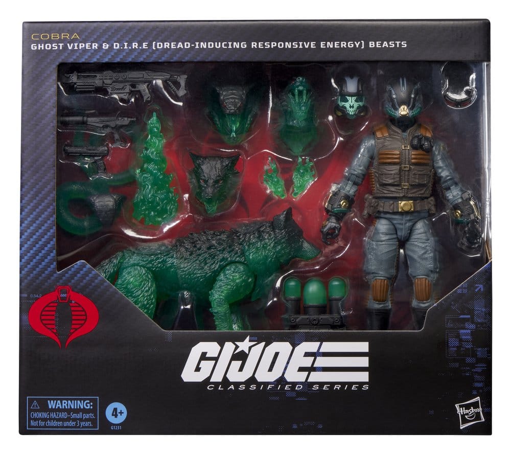 G.I. Joe Classified Series Actionfigur #170 Ghost Viper & D.I.R.E. Beasts 15 cm