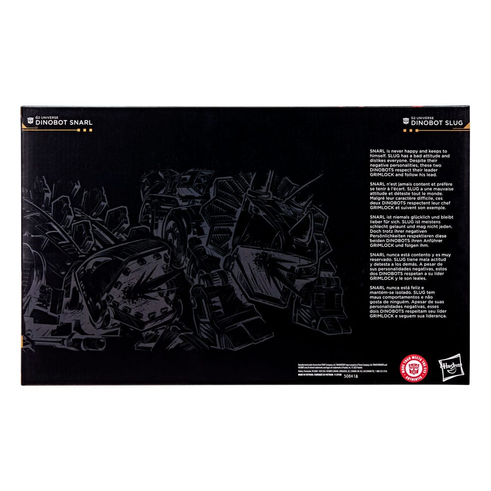 Transformers Age of the Primes Leader Class Actionfiguren 2er-Pack G2 Universe Dinobots Snarl & Slug 19 cm