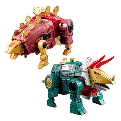 Transformers Age of the Primes Leader Class Actionfiguren 2er-Pack G2 Universe Dinobots Snarl & Slug 19 cm
